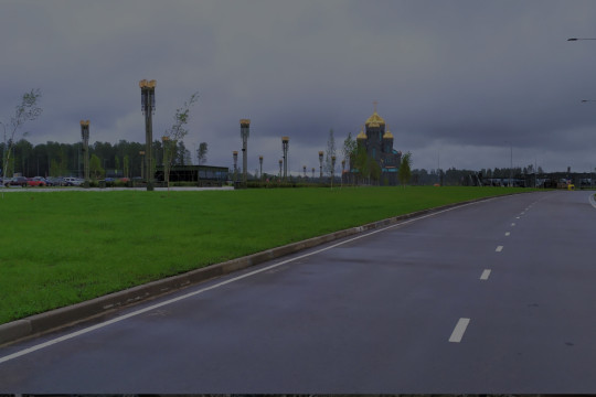 Автомобильные дороги и вертолетные площадки в парке  «Патриот»